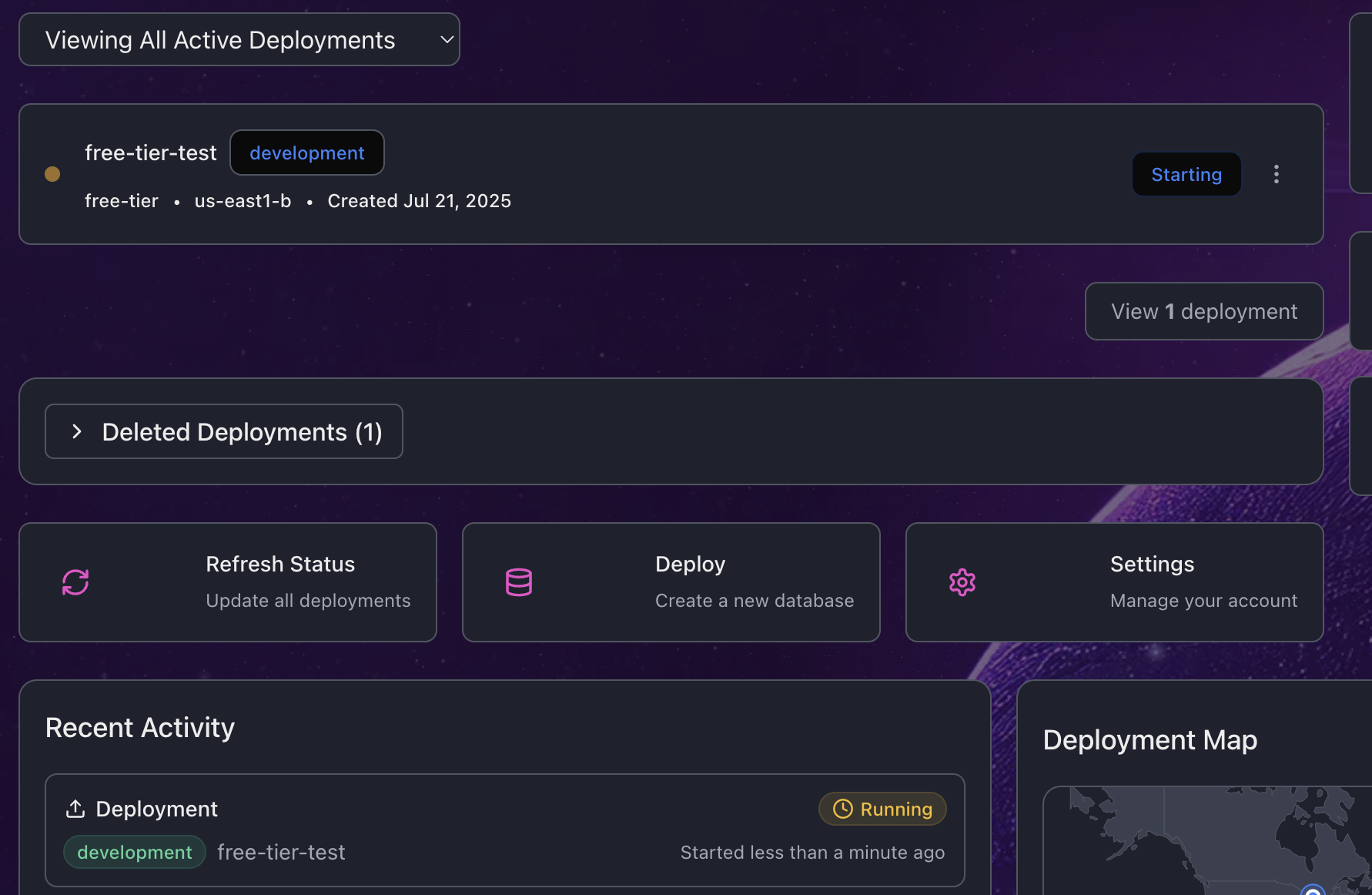 Deployment Starting